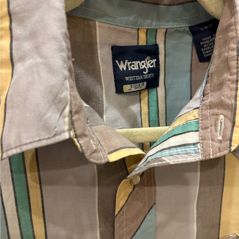 Wrangler Striped Western Shirt